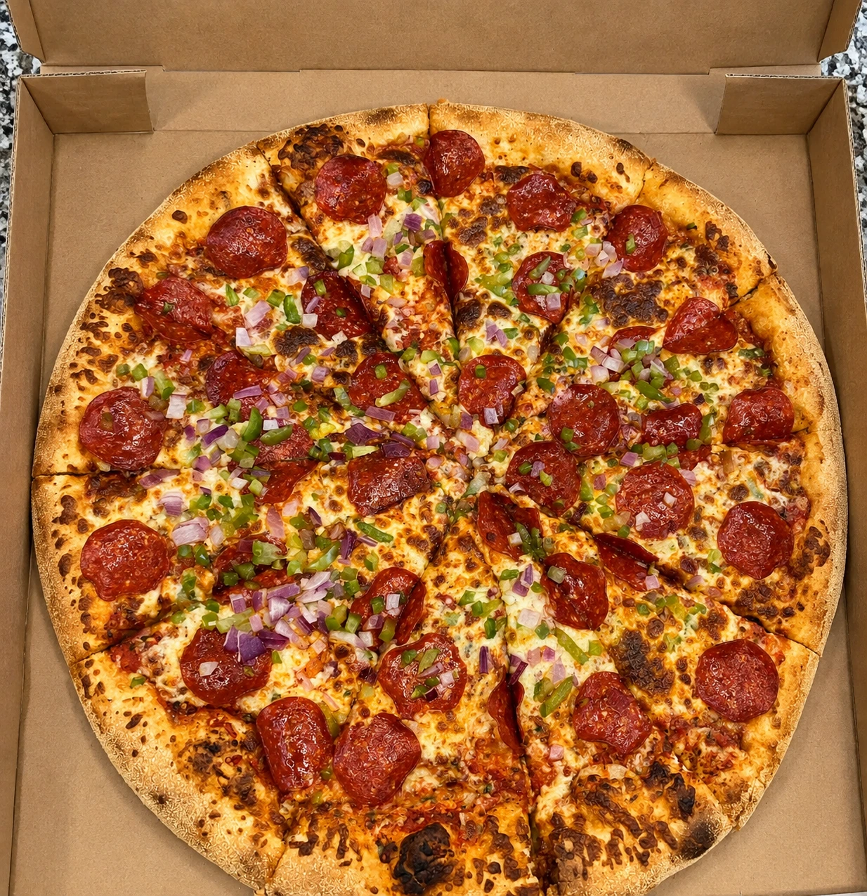Freshly prepared dish served at Ancaster Pizza in Ancaster, ON