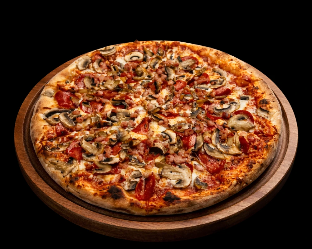 Signature pizza from Ancaster Pizza in Ancaster, Ontario
